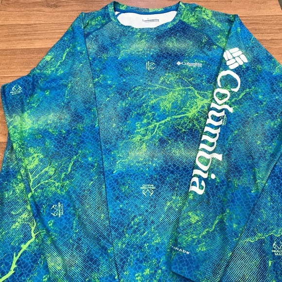 Columbia Omni Shade, Realtree Mako print Size XL - Picture 1 of 11